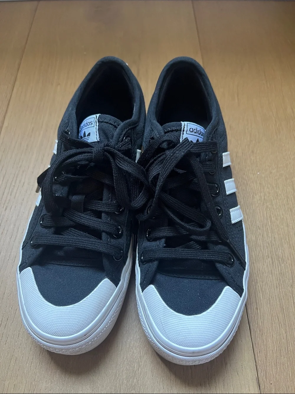 Adidas Nizza platform shoes